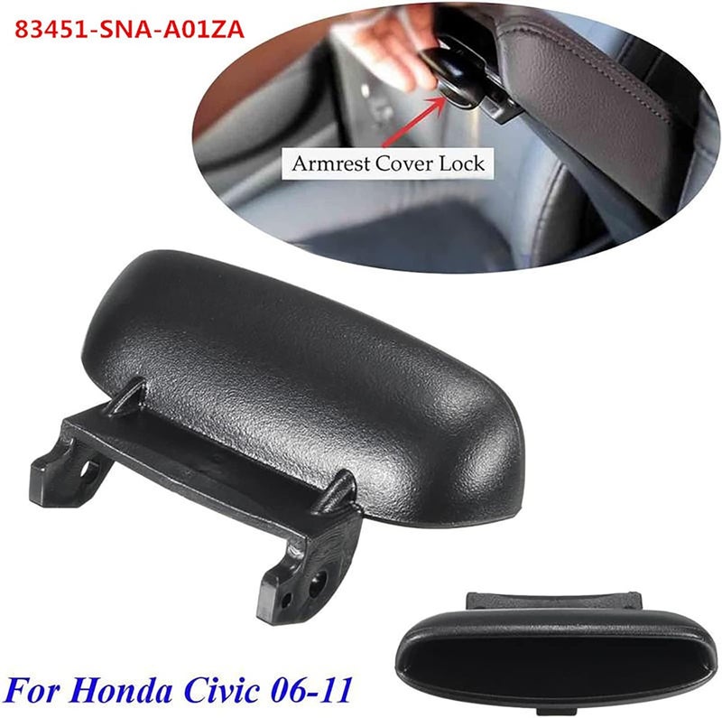 GaeaAuto Armrest Cover Lid Lock Center Console Latch and Spring & Pin for Honda Civic 2006-2011 Replace 83451-SNA-A01ZA - Image 3